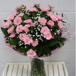  pink spray carnations